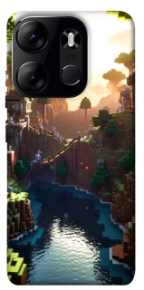 Чехол на Tecno Spark Go 2023 Minecraft sunset фото 1 из 1