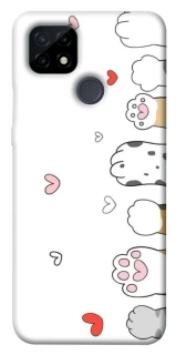Чехол на Realme C21 Paws фото 1 из 1