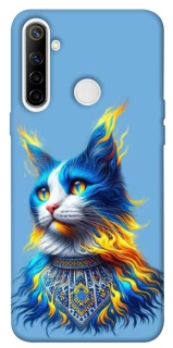 Чохол на Realme 6i Кіт патріот фото 1 з 1