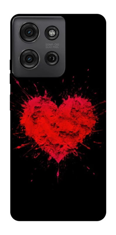 Чохол на Motorola Moto G75 Splash heart фото 1 з 1