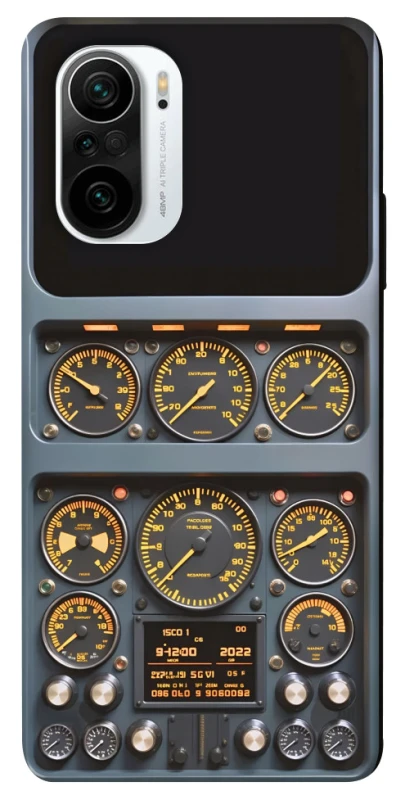 Чохол на Xiaomi Redmi K40 / K40 Pro / K40 Pro+ / Poco F3 Airplane instrument panel фото 1 з 1