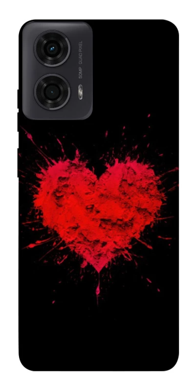 Чохол на Motorola Moto G04 Splash heart фото 1 з 1