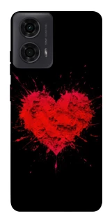 Чехол на Motorola Moto G24 Splash heart фото 1 из 1