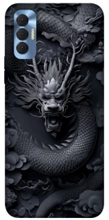 Чехол на TECNO Spark 8P black dragon фото 1 из 1