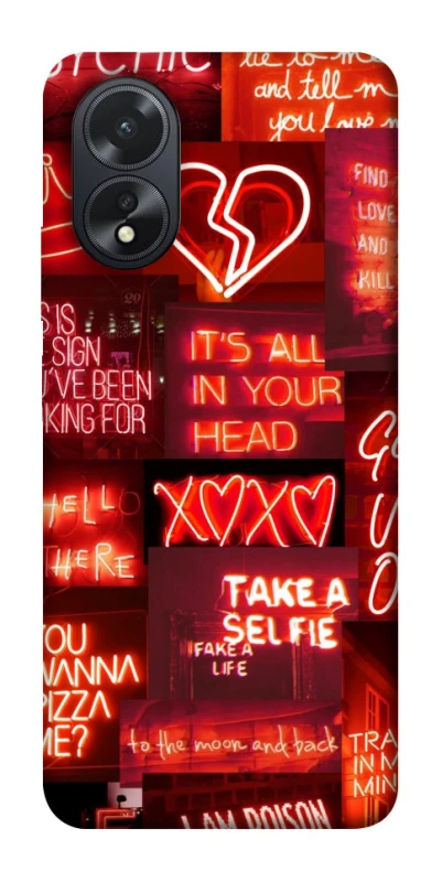 Чохол на Oppo A18 Love collage ver.7 фото 1 з 1