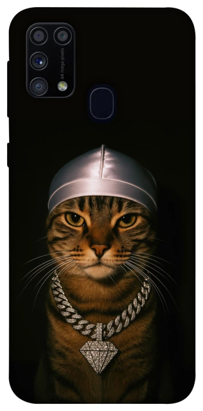 Чехол на Samsung Galaxy M31 Cat in Bling фото 1 Чехол на Samsung Galaxy M31 Cat in Bling фото 1 из 1
