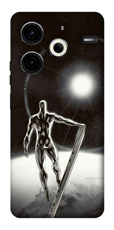 Чохол на TECNO Pova 6 Neo (LI6) Срібний серфер фото 1 з 1