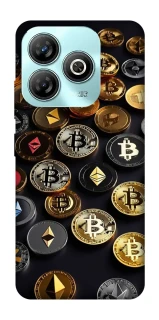 Чехол на ZTE Blade A75 4G Many coins фото 1 из 1