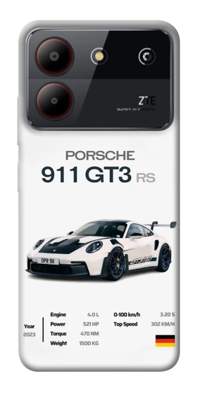 Чохол на ZTE Blade A54 4G Porsche 911 GT3 фото 1 з 1