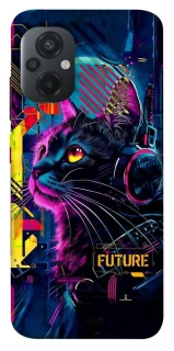 Чохол на Xiaomi Poco M5 Cyber Cat v2 фото 1 з 1