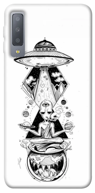 Чехол на Samsung A750 Galaxy A7 (2018) Tattoo ver.4 фото 1 из 1