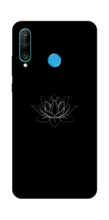 Чохол на Huawei P30 lite Black Lotus фото 1 Чохол на Huawei P30 lite Black Lotus фото 1 з 1