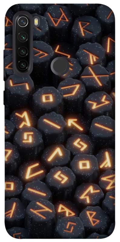 Чехол на Xiaomi Redmi Note 8T Огненые руны фото 1 из 1