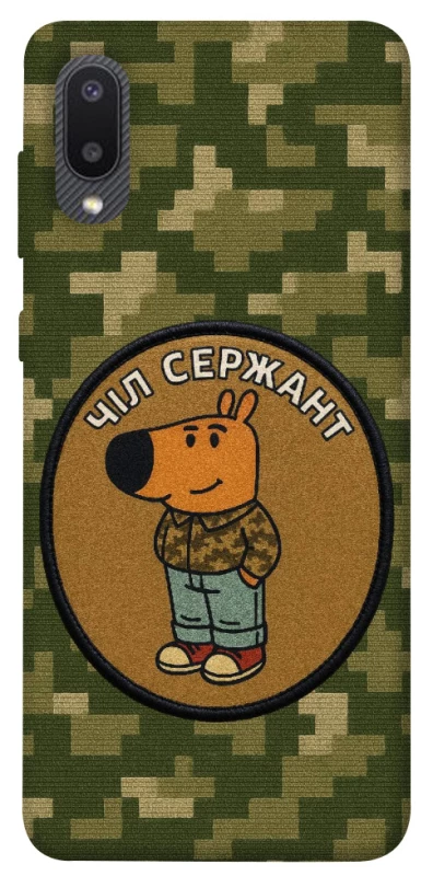 Чехол на Samsung Galaxy A02 Чил сержант фото 1 из 1