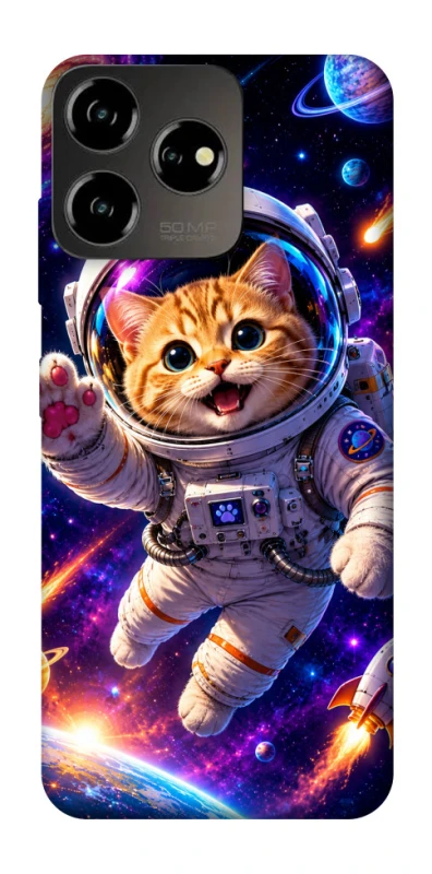 Чехол на ZTE Blade V50 Design 4G Space Cat фото 1 из 1