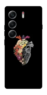 Чехол на Tecno Camon 40 Heart with flowers фото 1 из 1