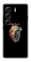 Чехол на Tecno Camon 40 Heart with flowers фото 1 из 1