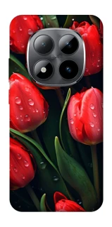 Чохол на Xiaomi Redmi Note 15 Pro 5G Червоні тюльпани фото 1 Чохол на Xiaomi Redmi Note 15 Pro 5G Червоні тюльпани фото 1 з 1