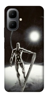 Чехол на Infinix Smart 10 Серебряный сёрфер фото 1 из 1