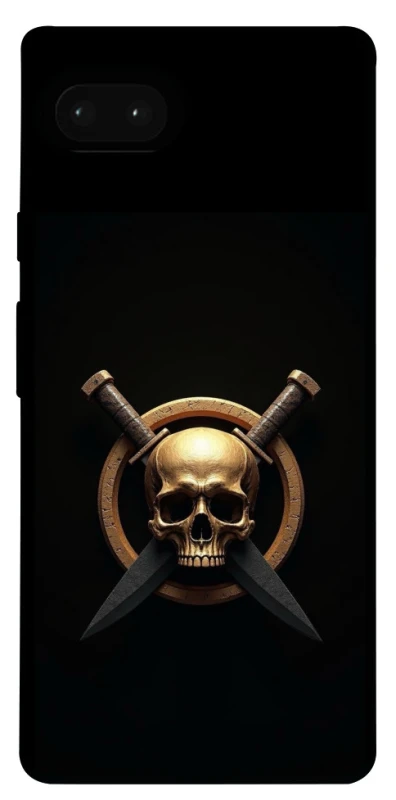 Чехол на Google Pixel 7a Golden Skull фото 1 из 1