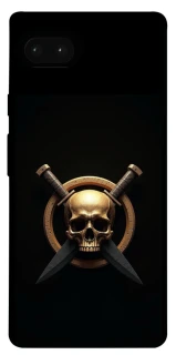 Чехол на Google Pixel 7a Golden Skull фото 1 из 1