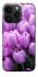 Чехол на Apple iPhone 14 Pro (6.1") Фиолетовые тюльпаны фото 1 из 1