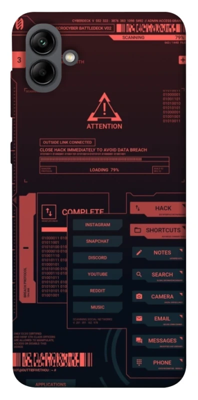 Чохол на Samsung Galaxy A04 Attention фото 1 з 1