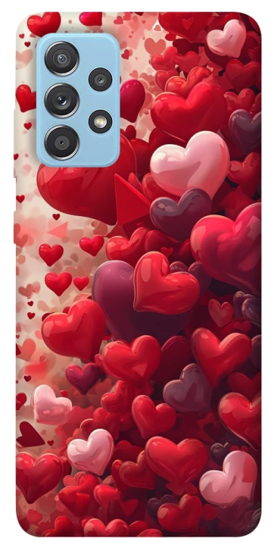 Чохол на Samsung Galaxy A52 4G / A52 5G Many hearts фото 1 з 1