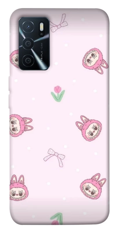 Чохол на Oppo A16s / A16 Labubu Flower фото 1 з 1