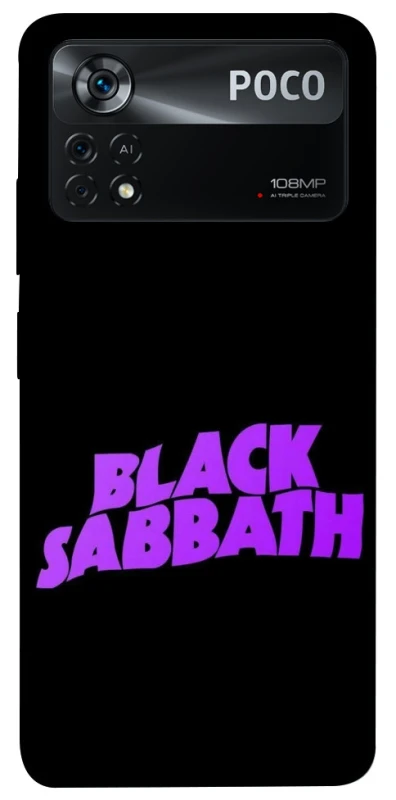 Чохол на Xiaomi Poco X4 Pro 5G Black Sabbath logo ver.1 фото 1 з 1