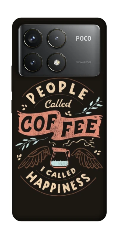 Чохол на Xiaomi Poco F6 Pro Сoffee happiness фото 1 з 1