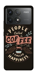 Чохол на Xiaomi Poco F6 Pro Сoffee happiness фото 1 з 1