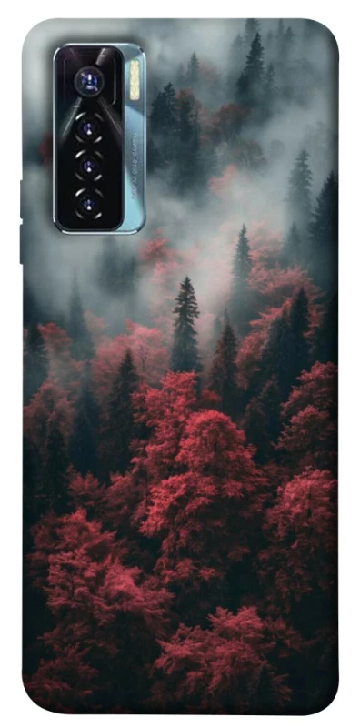 Чехол на TECNO Camon 17 Pro Red Wood фото 1 из 1