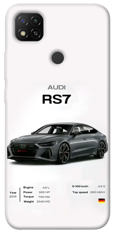Чехол на Xiaomi Redmi 9C Audi RS7 фото 1 из 1