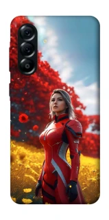 Чехол на Samsung Galaxy A57 5G Cyber space girl ver.5 фото 1 из 1