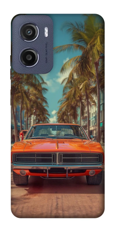 Чехол на Motorola Moto E15 Tropical car фото 1 из 1