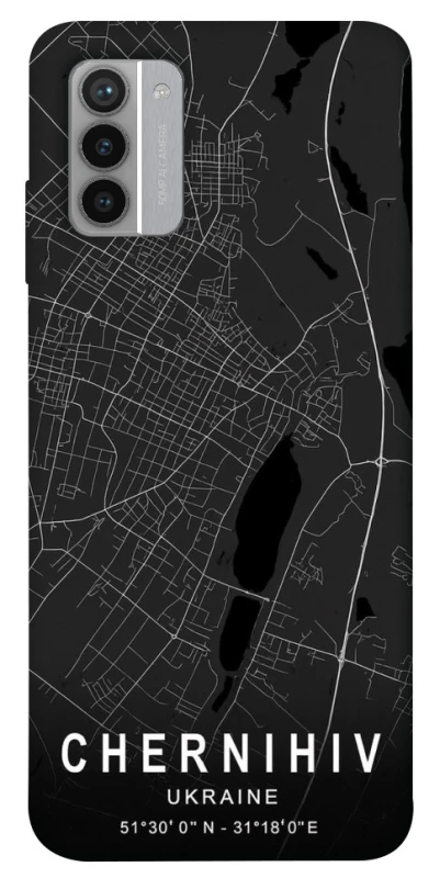 Чехол на Nokia G42 Chernihiv map фото 1 из 1