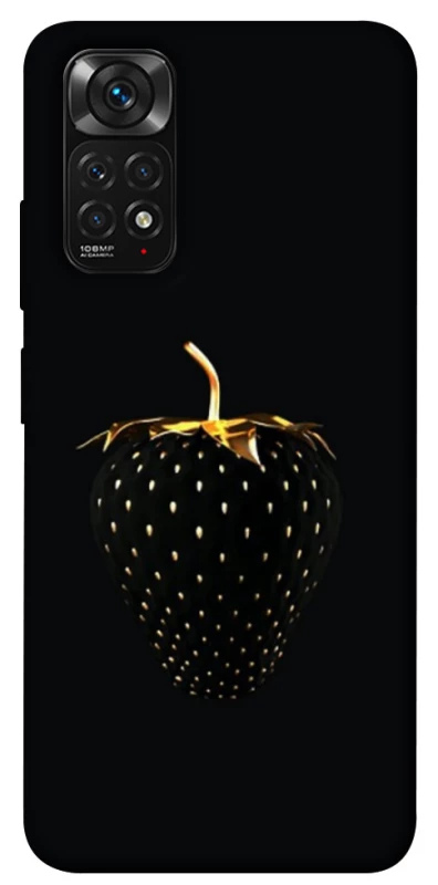 Чохол на Xiaomi Redmi Note 11 (Global) / Note 11S Чорна полуниця фото 1 з 1