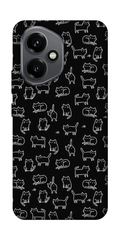 Чохол на Honor 400 Black Cats фото 1 з 1