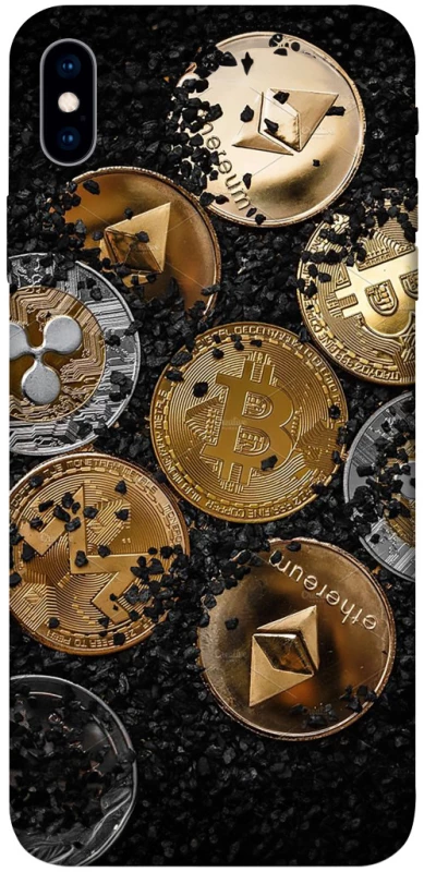 Чохол на Apple iPhone XS Max (6.5") Many coins v2 фото 1 з 1