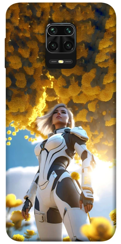 Чохол на Xiaomi Redmi Note 9s / Note 9 Pro / Note 9 Pro Max Cyber space girl ver.3 фото 1 з 1