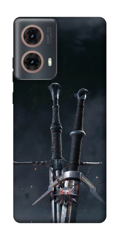 Чохол на Motorola Moto G85 Мечі Ведьмака фото 1 з 1