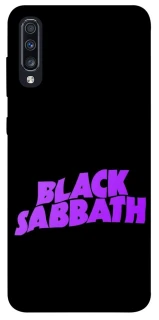 Чохол на Samsung Galaxy A70 (A705F) Black Sabbath logo ver.1 фото 1 Чохол на Samsung Galaxy A70 (A705F) Black Sabbath logo ver.1 фото 1 з 1