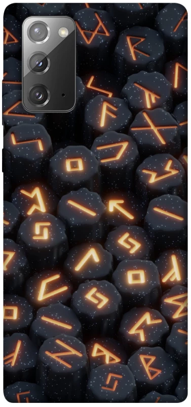 Чехол на Samsung Galaxy Note 20 Огненые руны фото 1 из 1