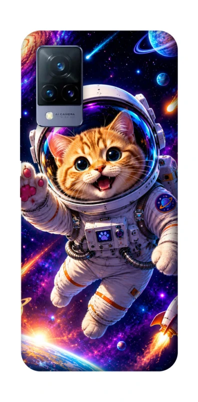 Чохол на Vivo V21 Space Cat фото 1 з 1