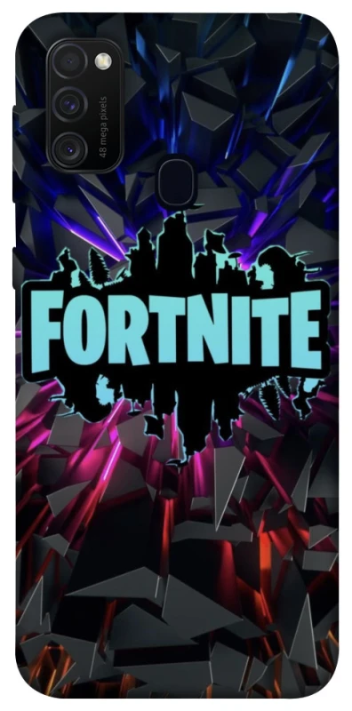 Чохол на Samsung Galaxy M21 Fortnite logo ver.3 фото 1 з 1