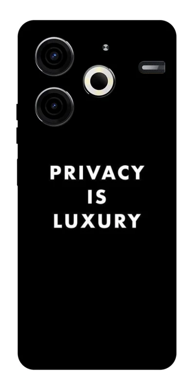 Чохол на TECNO Pova 6 Neo (LI6) Privacy is luxury фото 1 з 1