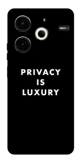 Чехол на TECNO Pova 6 Neo (LI6) Privacy is luxury фото 1 из 1