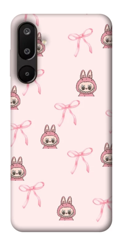 Чохол на Samsung Galaxy M16 5G Pink bows and Labubus фото 1 з 1