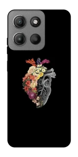 Чехол на Motorola Moto G15 Power Heart with flowers фото 1 из 1